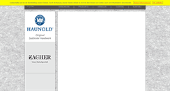 Desktop Screenshot of haunold.info