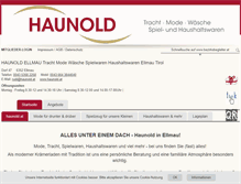 Tablet Screenshot of haunold.at